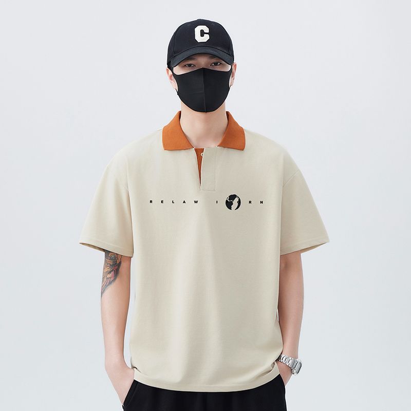 半袖Tシャツラペルポロシャツ