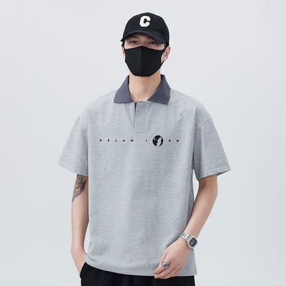 半袖Tシャツラペルポロシャツ