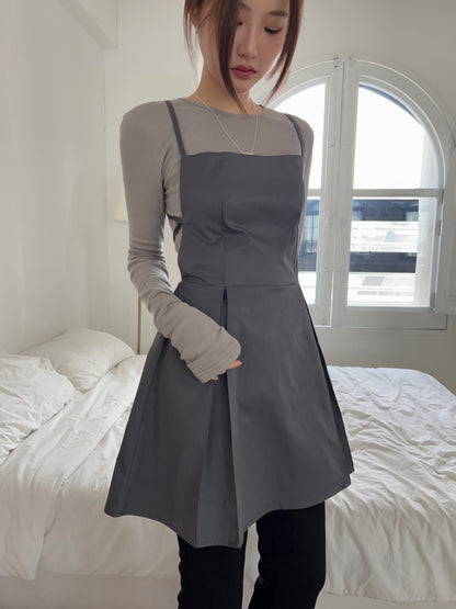 レトロホルターキャミソールドレス