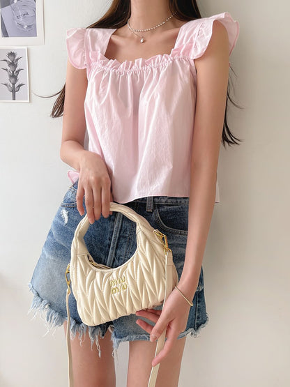 スクエアネックキャミソール