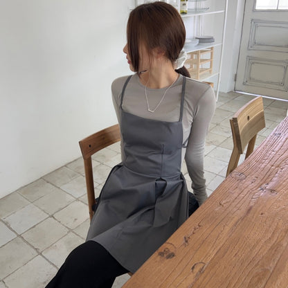 レトロホルターキャミソールドレス