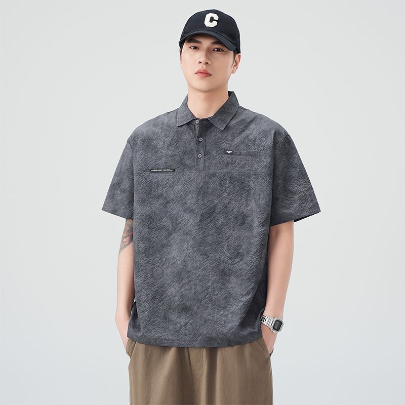 アメリカンタイダイポロシャツ