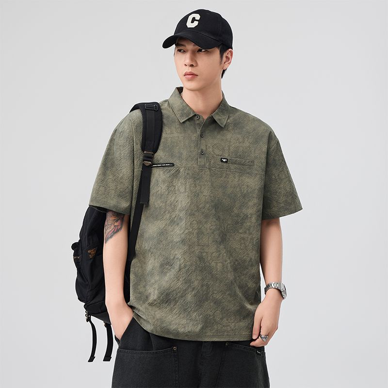 アメリカンタイダイポロシャツ