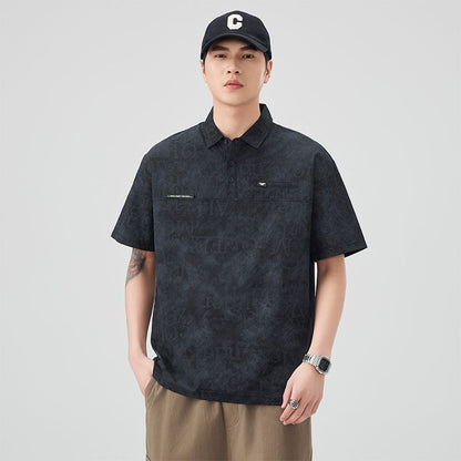 アメリカンタイダイポロシャツ