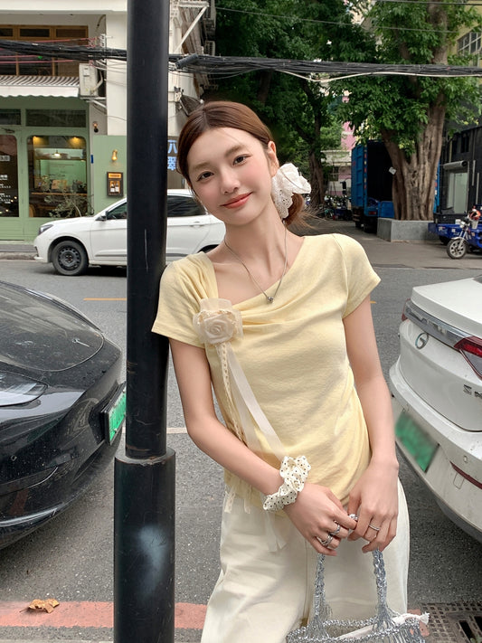 ウエストスリミングショートトップ