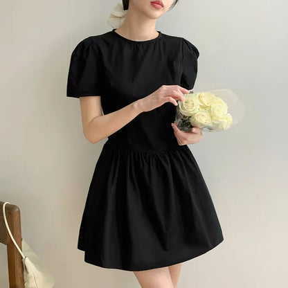 レトロファッションAラインドレス