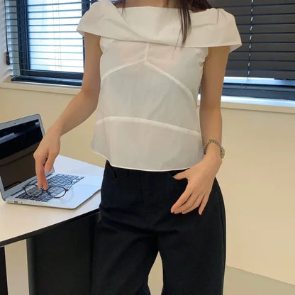 カジュアルオールマッチシャツトップ