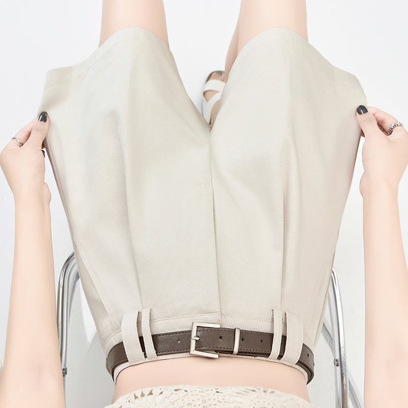 Aラインカジュアルパンツ