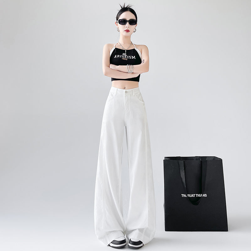 女性用ドレープフロアジーンズ