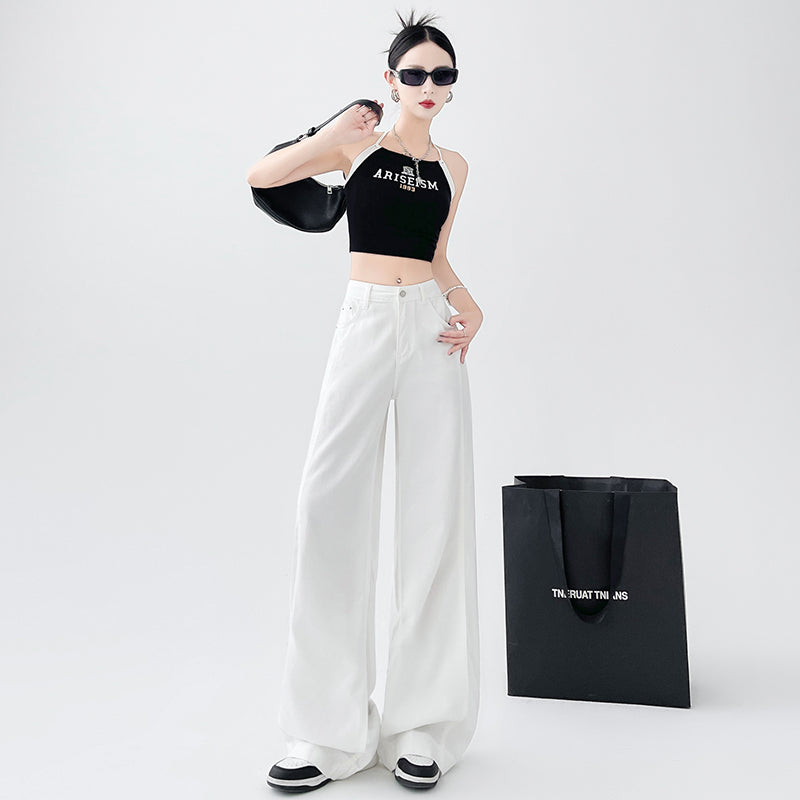 女性用ドレープフロアジーンズ