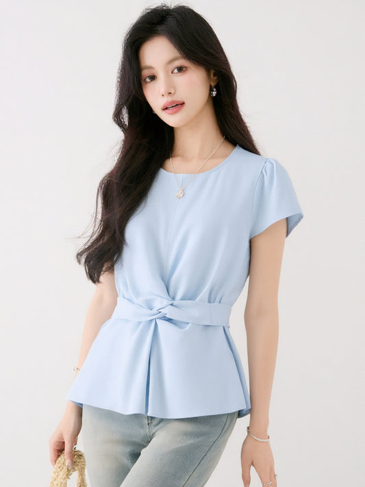 クロスストラップウエストシャツ