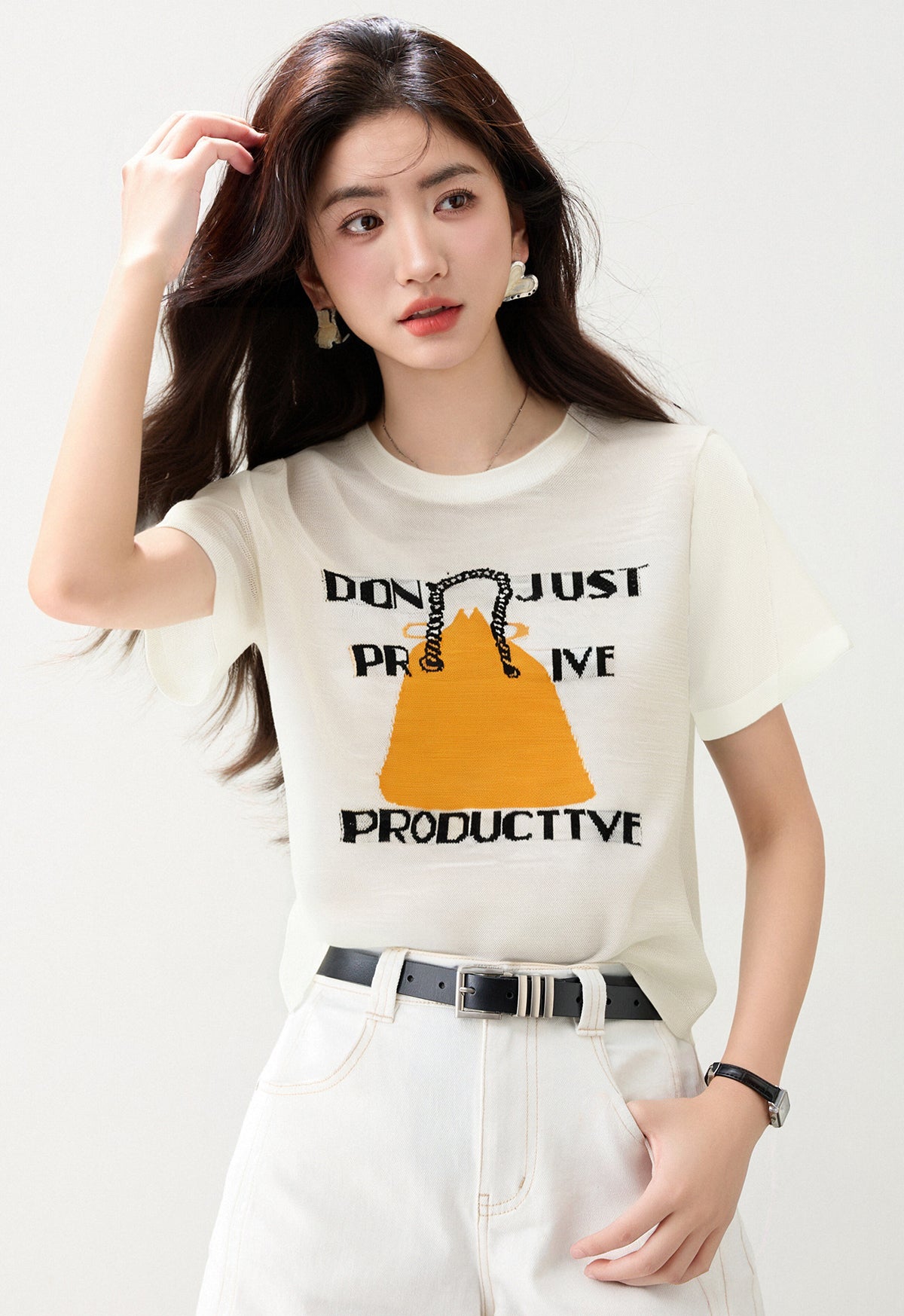 半袖女性用Tシャツ