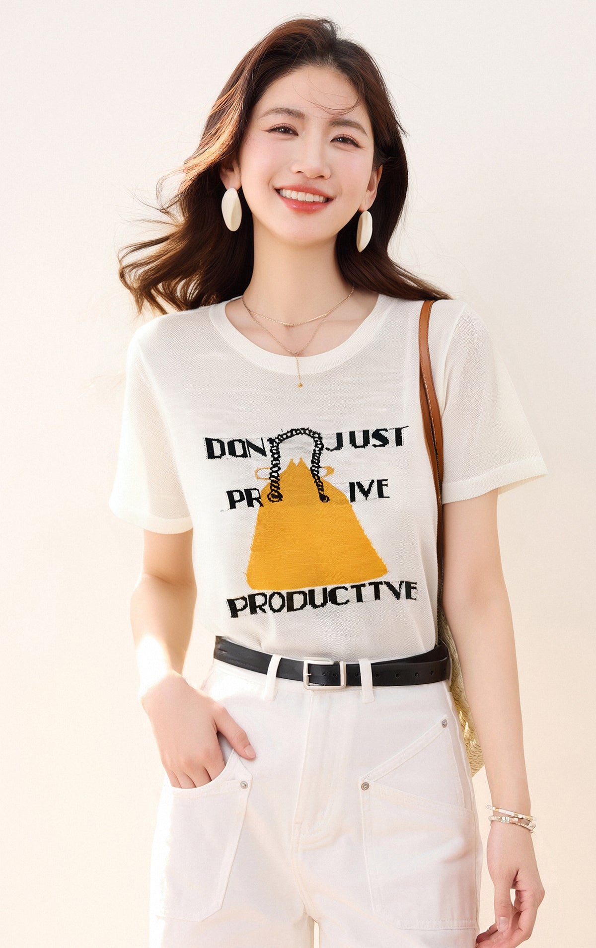 半袖女性用Tシャツ