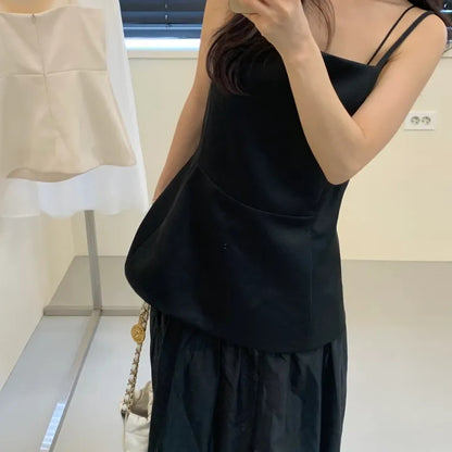 高級キャミソール+シフォンスカート