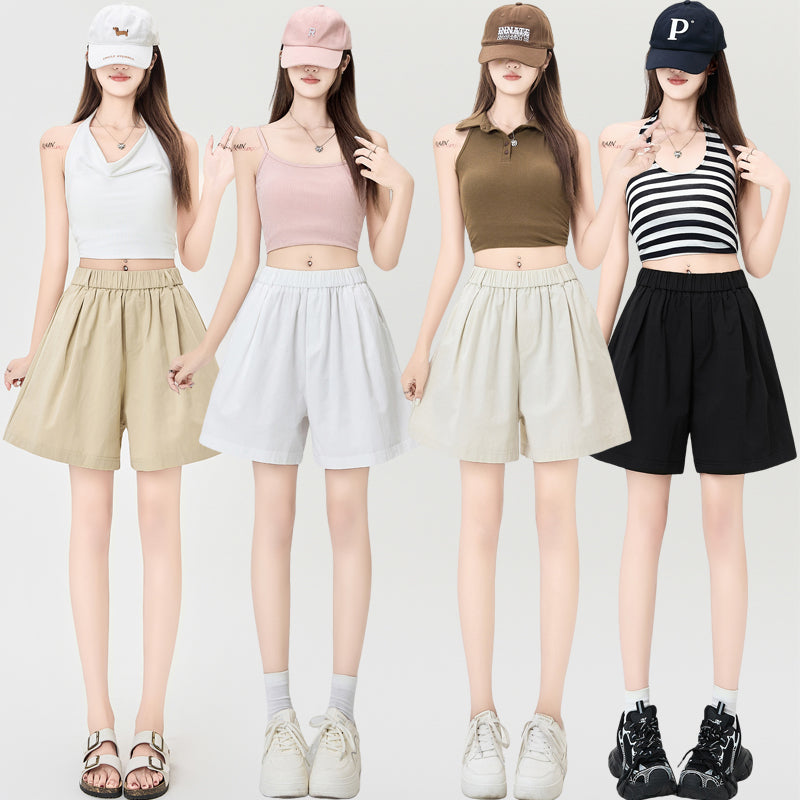 Aラインスリミングカジュアルパンツ