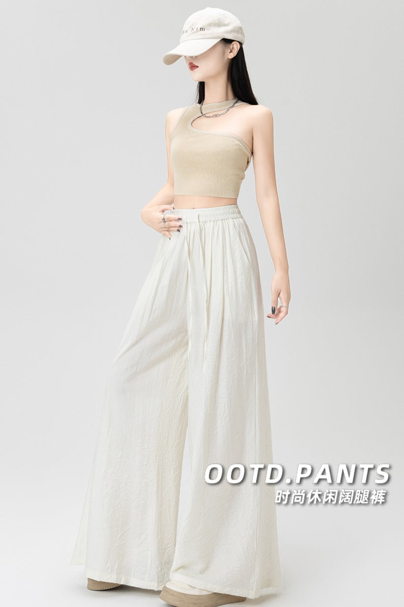 アイスシルクハイウエストパンツ