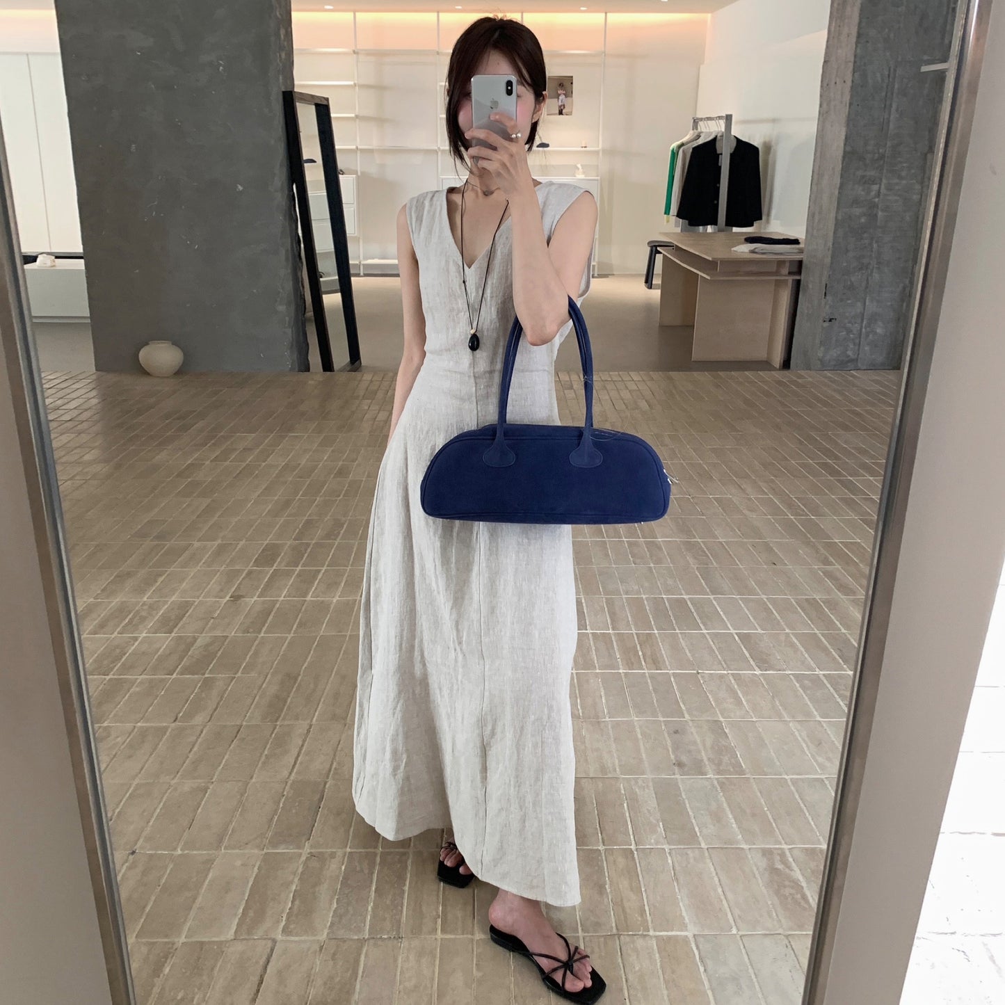 D2 韓国スタイルホローホリデードレス