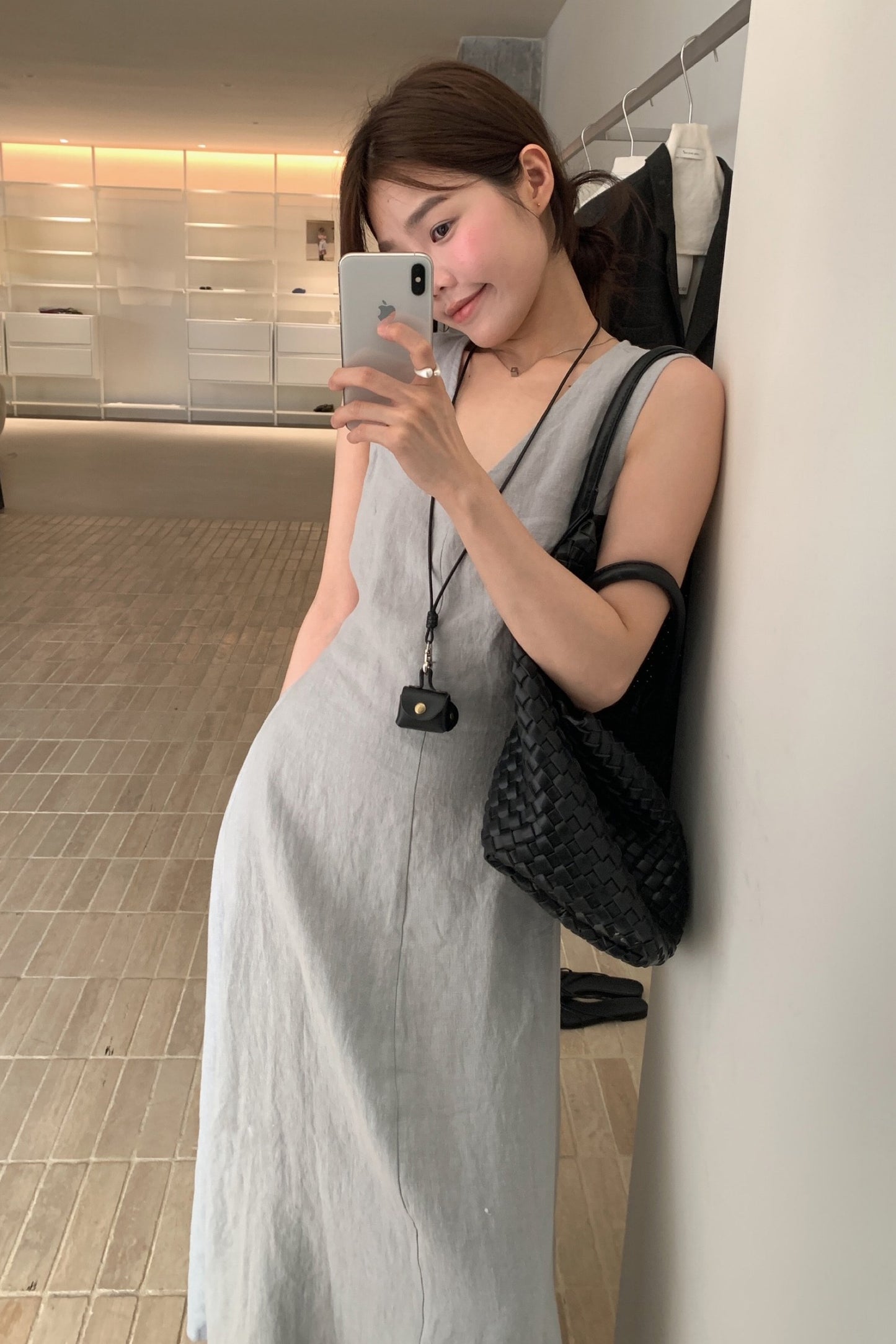 D2 韓国スタイルホローホリデードレス