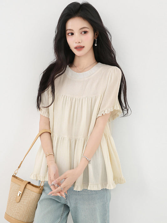 フランス製半袖シャツ