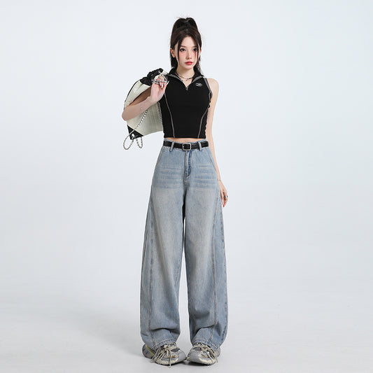 ルーズワイドレッグバナナグラニーパンツ