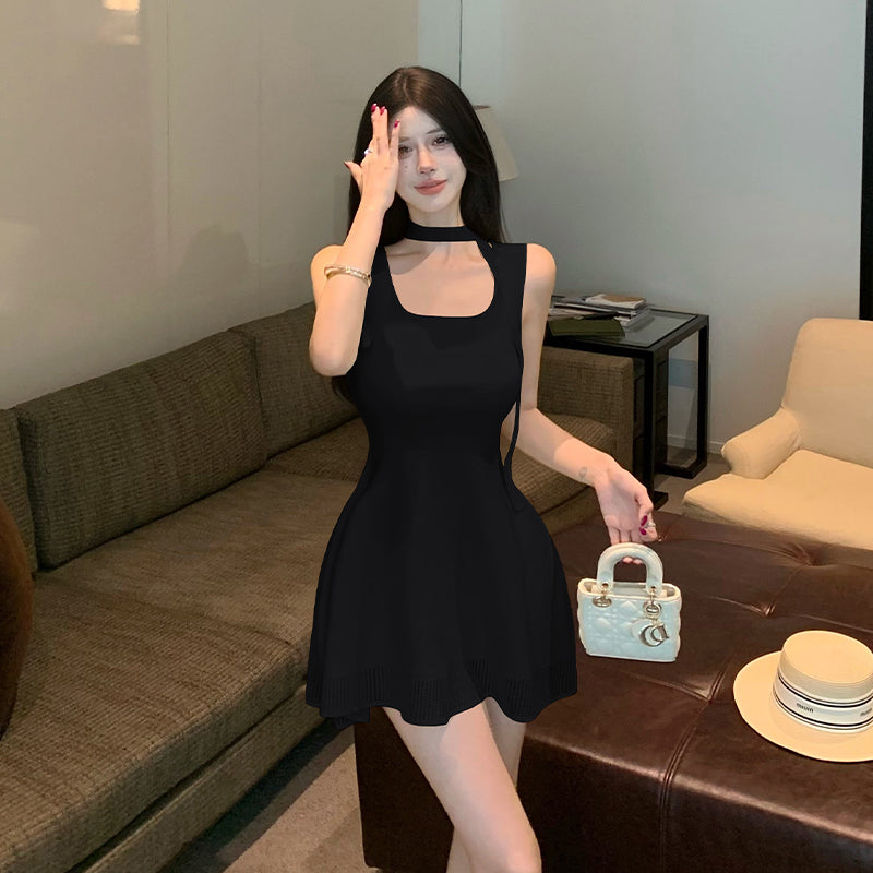 D5 アイスニットストリーマー Aラインドレス