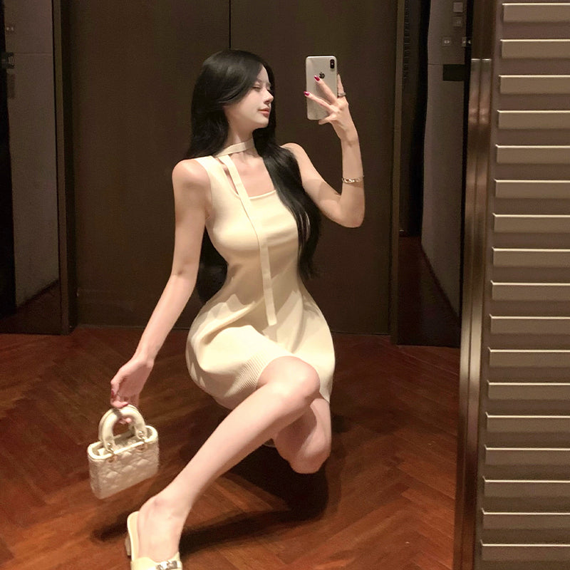 D5 アイスニットストリーマー Aラインドレス