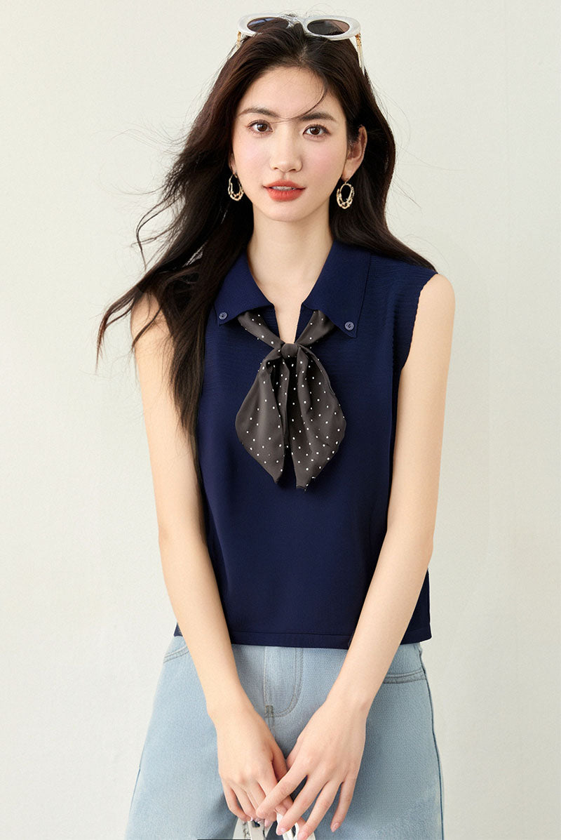 夏ノースリーブトップス