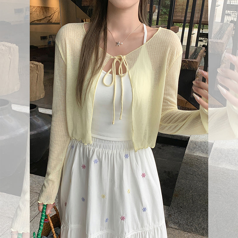 日焼け止めアウターカーディガン