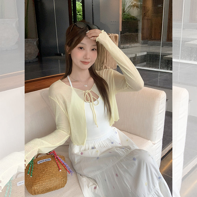 日焼け止めアウターカーディガン