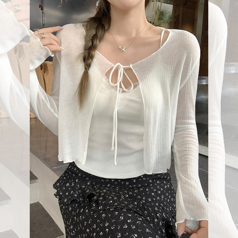 日焼け止めアウターカーディガン