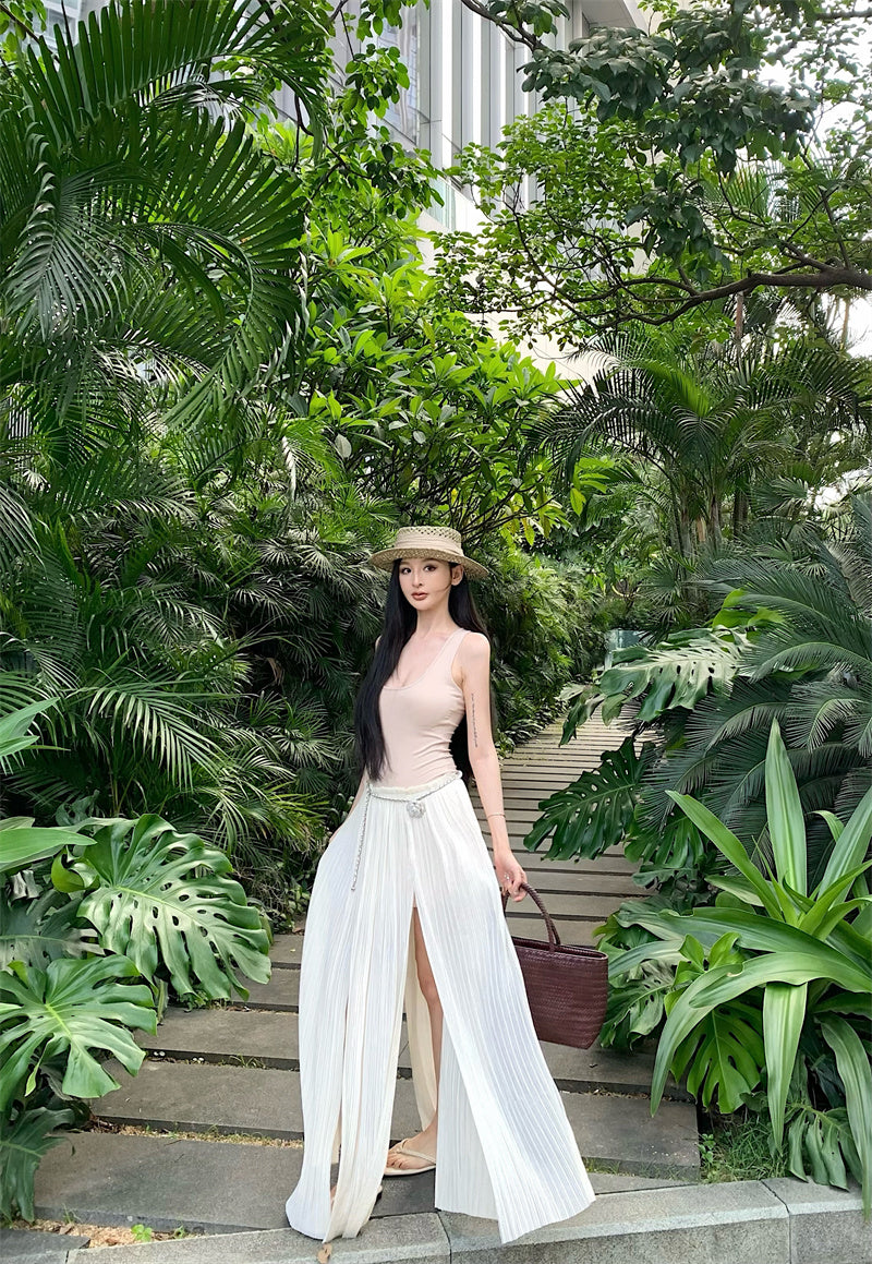 イレギュラーサスペンダードレス