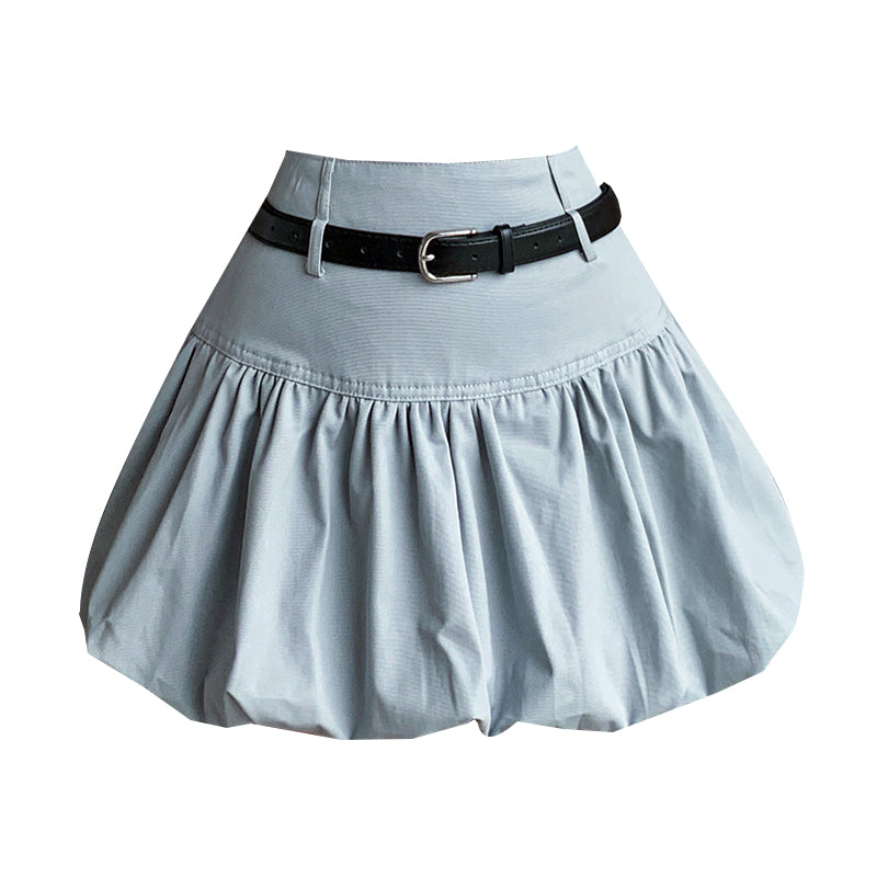 ハイウエスト Aラインスカート