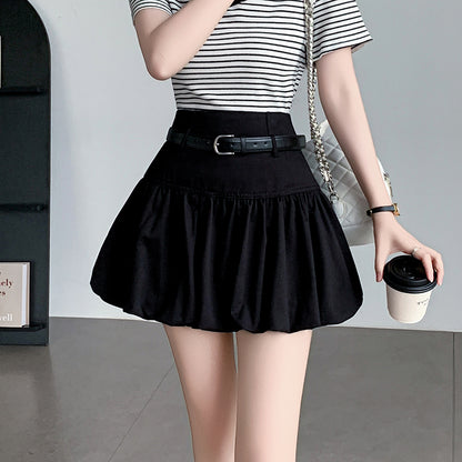 ハイウエスト Aラインスカート