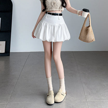 ハイウエスト Aラインスカート