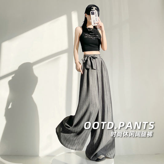 ルーズカジュアルな女性用パンツ