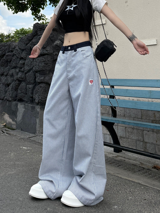 P1 ワイドレッグドレープパンツ