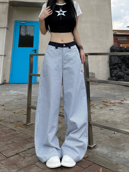 P1 ワイドレッグドレープパンツ