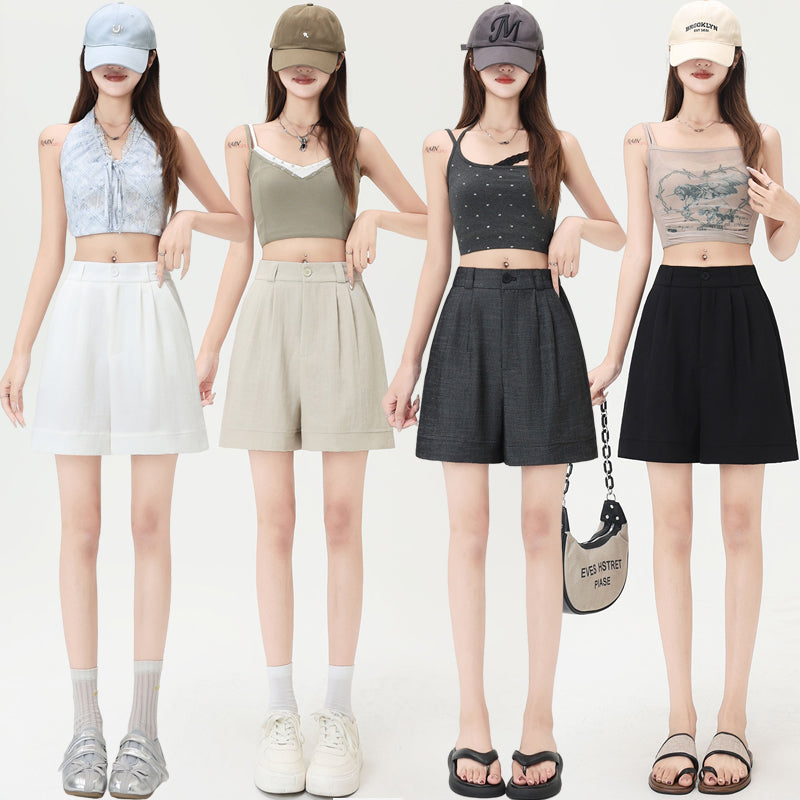 Aラインホワイトショーツ