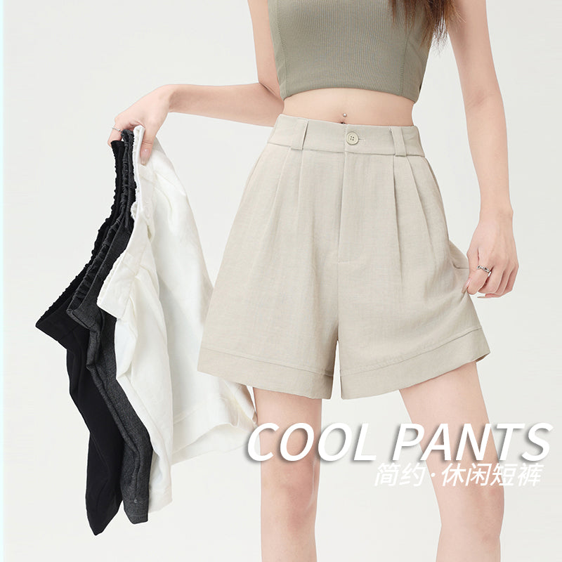 Aラインホワイトショーツ