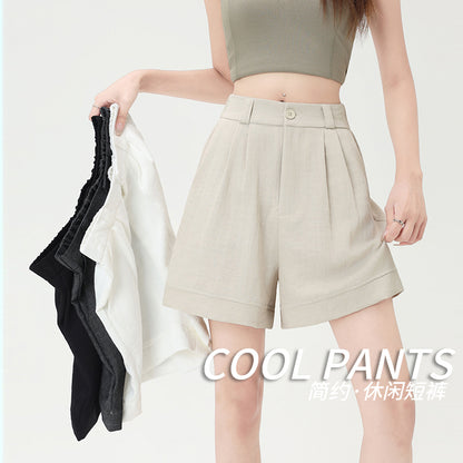 Aラインホワイトショーツ