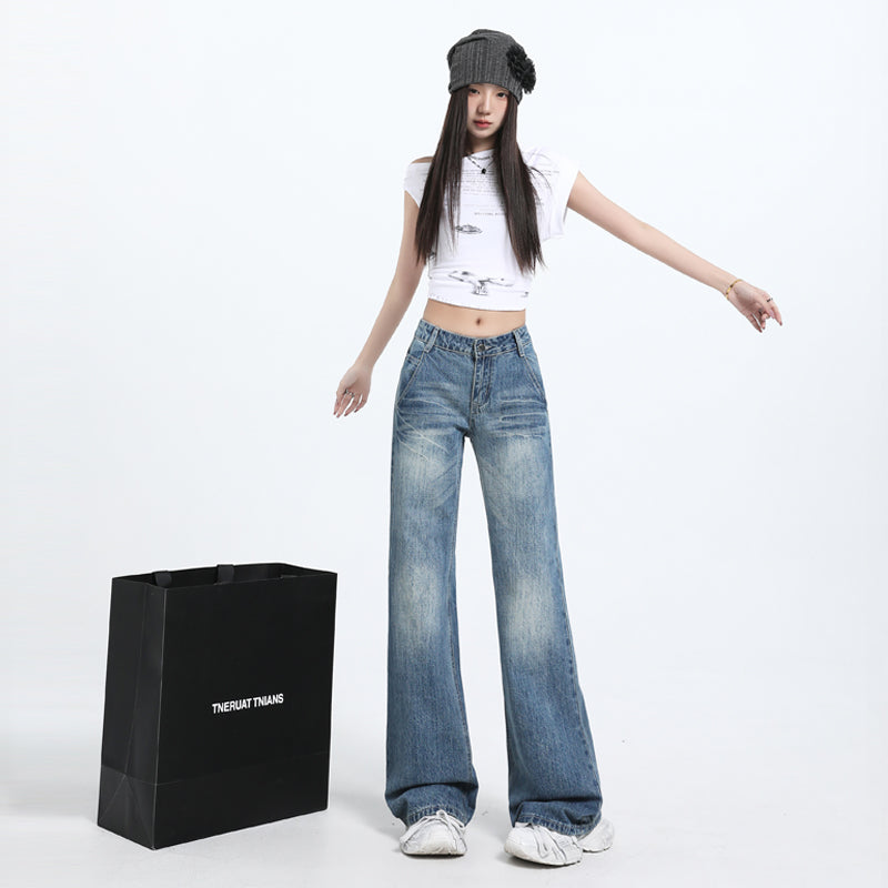 レディストックアメリカンレトロパンツ