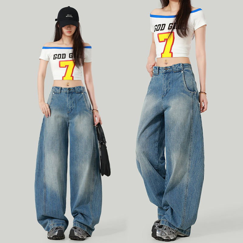 ワイドレッグニューカジュアルパンツ