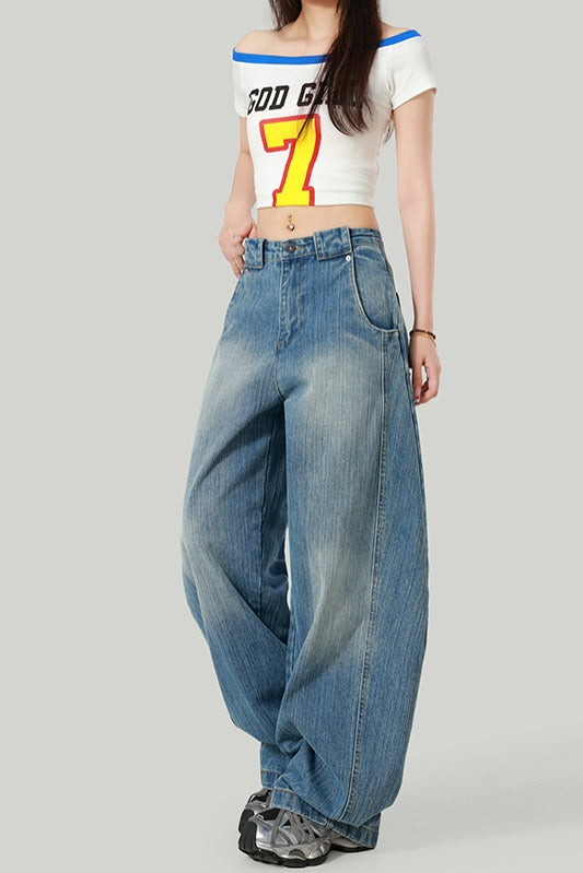 ワイドレッグニューカジュアルパンツ