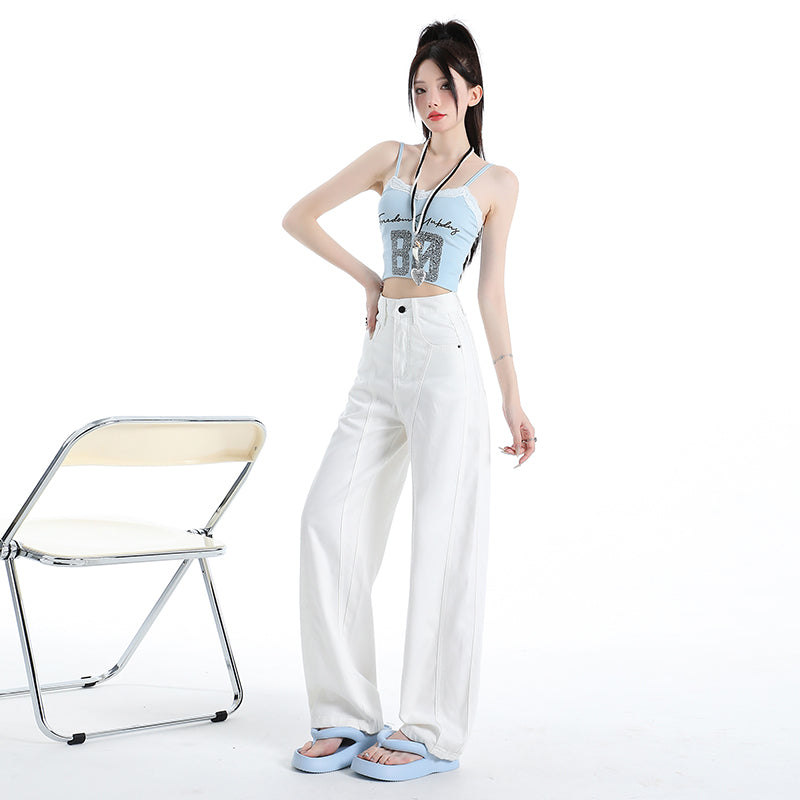 イエローファッションジーンズ