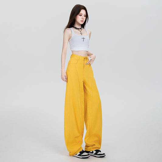 イエローファッションジーンズ