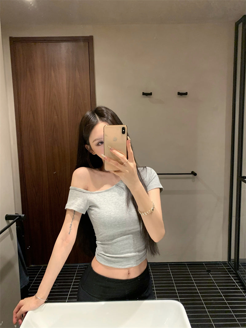 セクシーコットンショートトップ