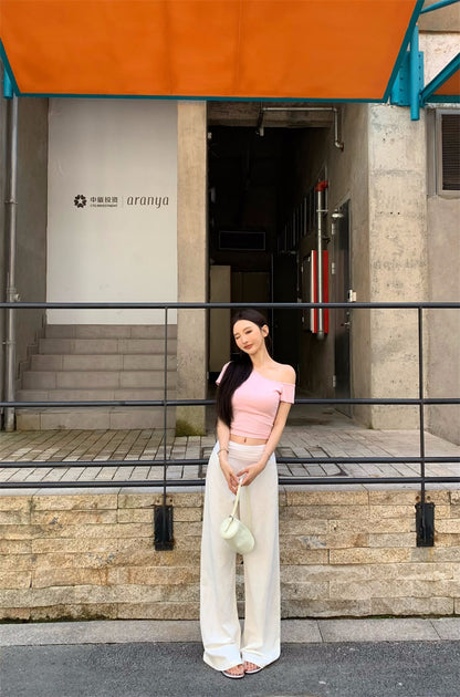 セクシーコットンショートトップ