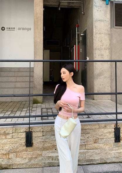 セクシーコットンショートトップ