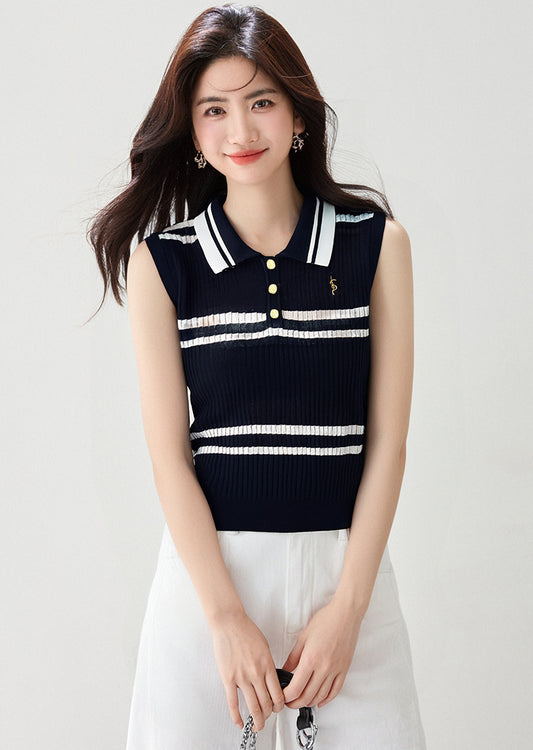 ポロニットベストスリムフィットトップ