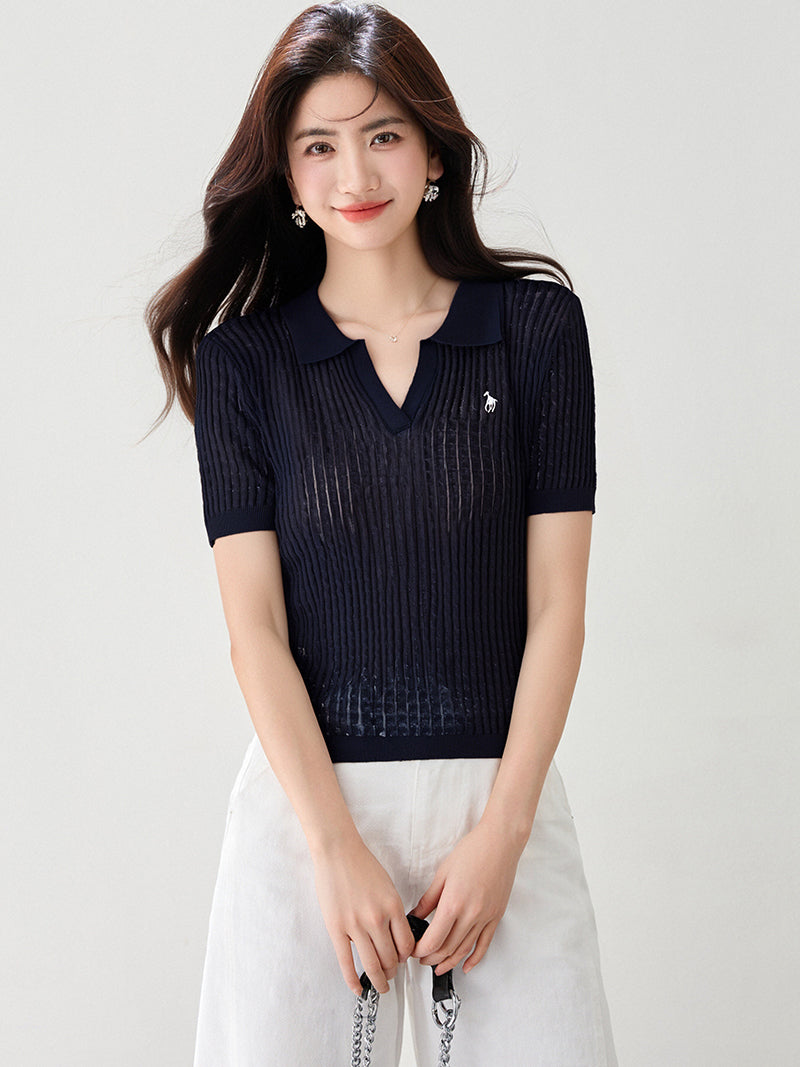 ポロニットベストトップ